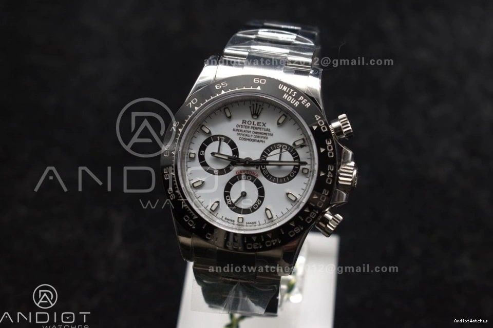 Daytona Bracelet Best White Case Dial Breathable SS 739 SH 116500 Edition ZF 904L and 1:1 1226